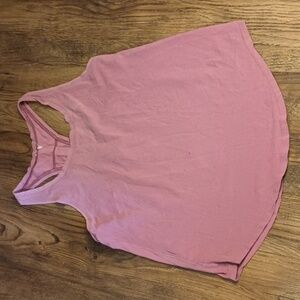 Lululemon Mauve Rose Pink Racer Back Loose Fit Tank Top QQQ
